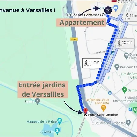 Artemis By Kleidos -10 Min Des Jardins Du Chateau De Versailles Avec Parking * Le Chesnay (Yvelines)